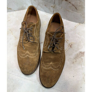Mike‎ konos Derby Shoes Men's 8.5 Suede Leather Oxford Italy